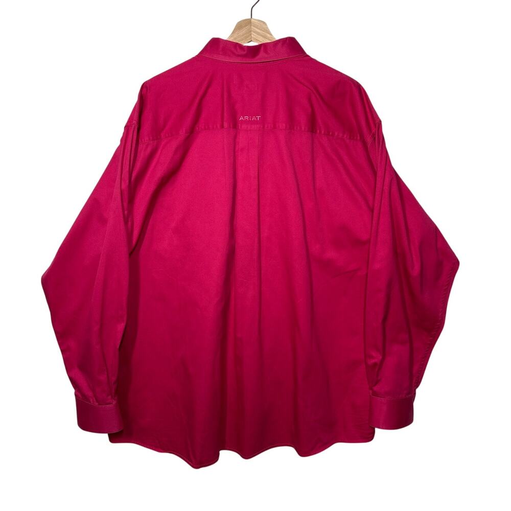 Ariat Solid Twill Classic Fit Button Down Shirt M… - image 7